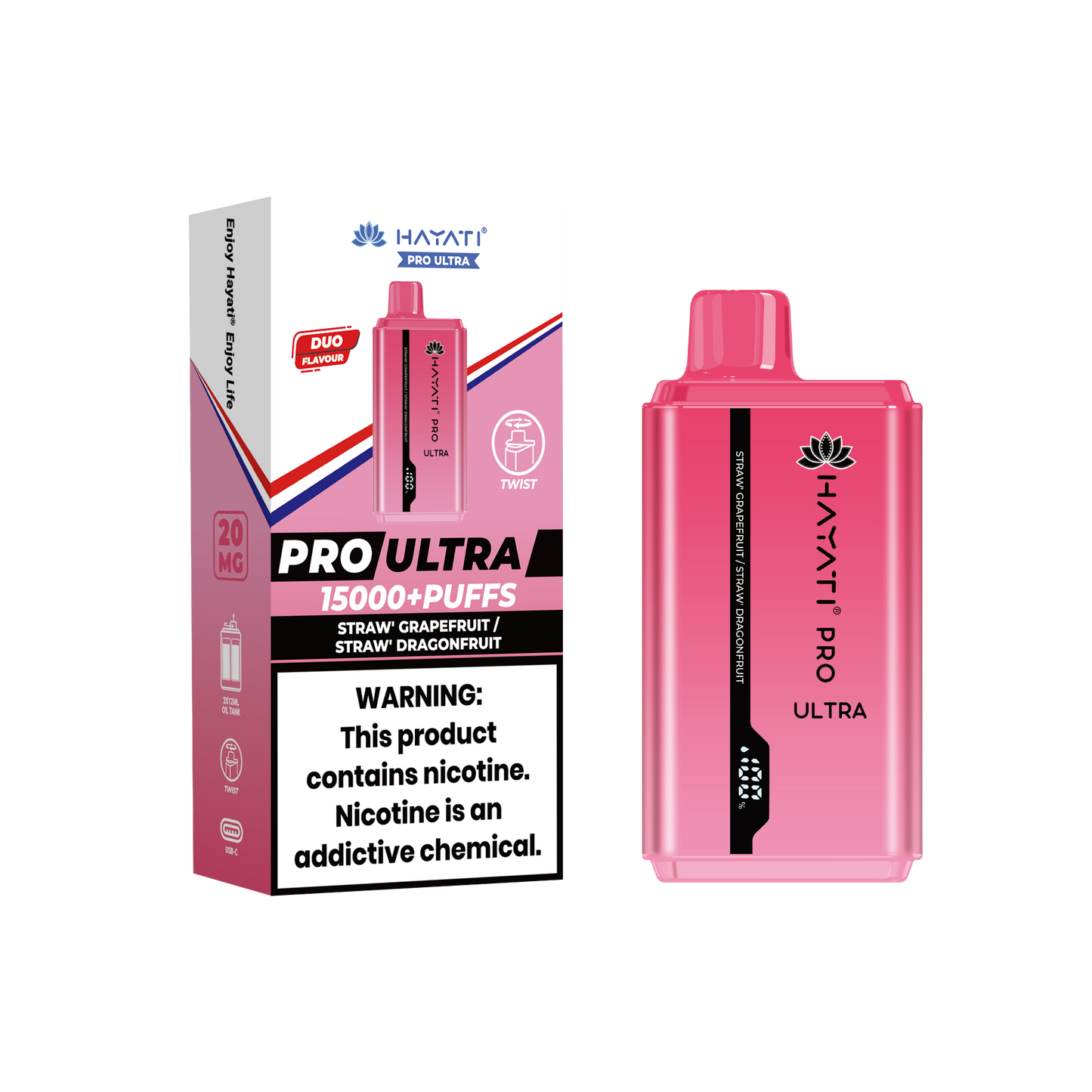 Hayati Pro Ultra 15000 Puffs Disposable Vape
