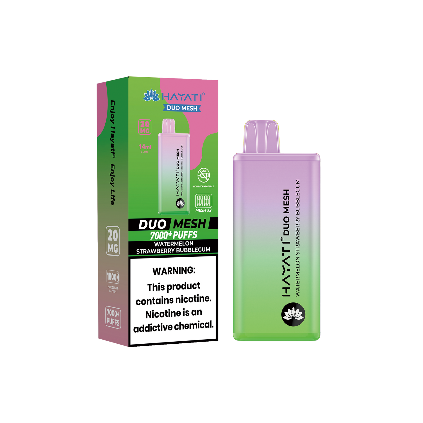 Hayati Duo Mesh 7000 Puffs Disposable Vape