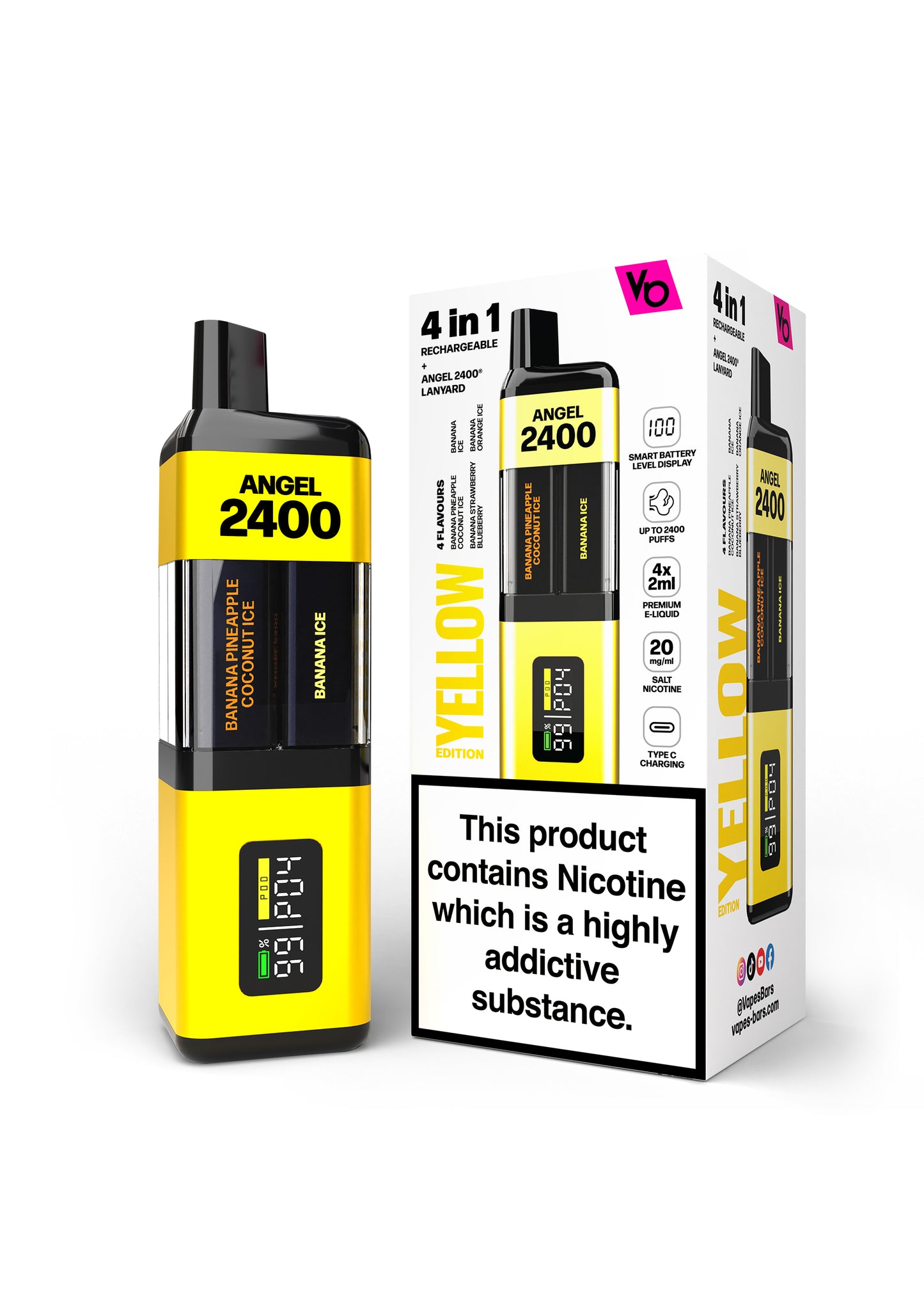 Angel Bar 2400 Puff Vape Kit