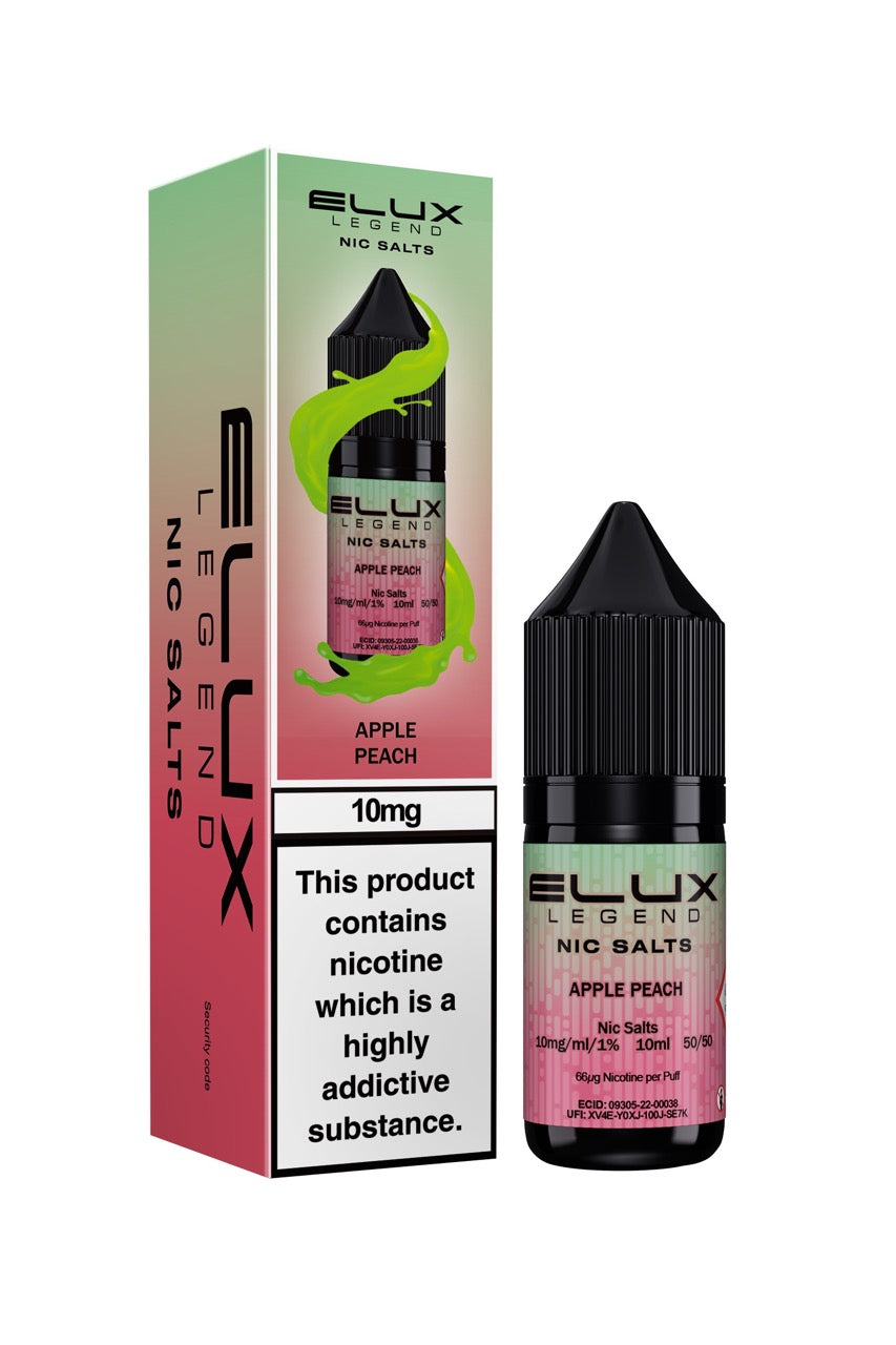 Elux Legend Nic Salts E Liquid 10ml