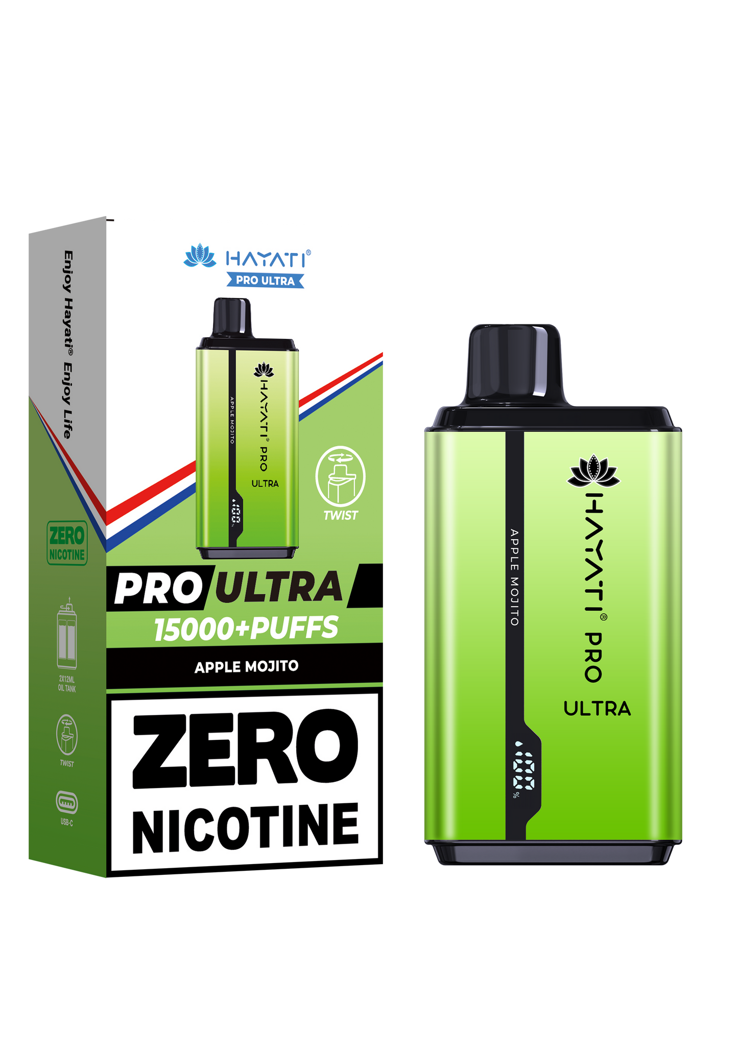 Hayati Pro Ultra 15000 Puffs Disposable Vape