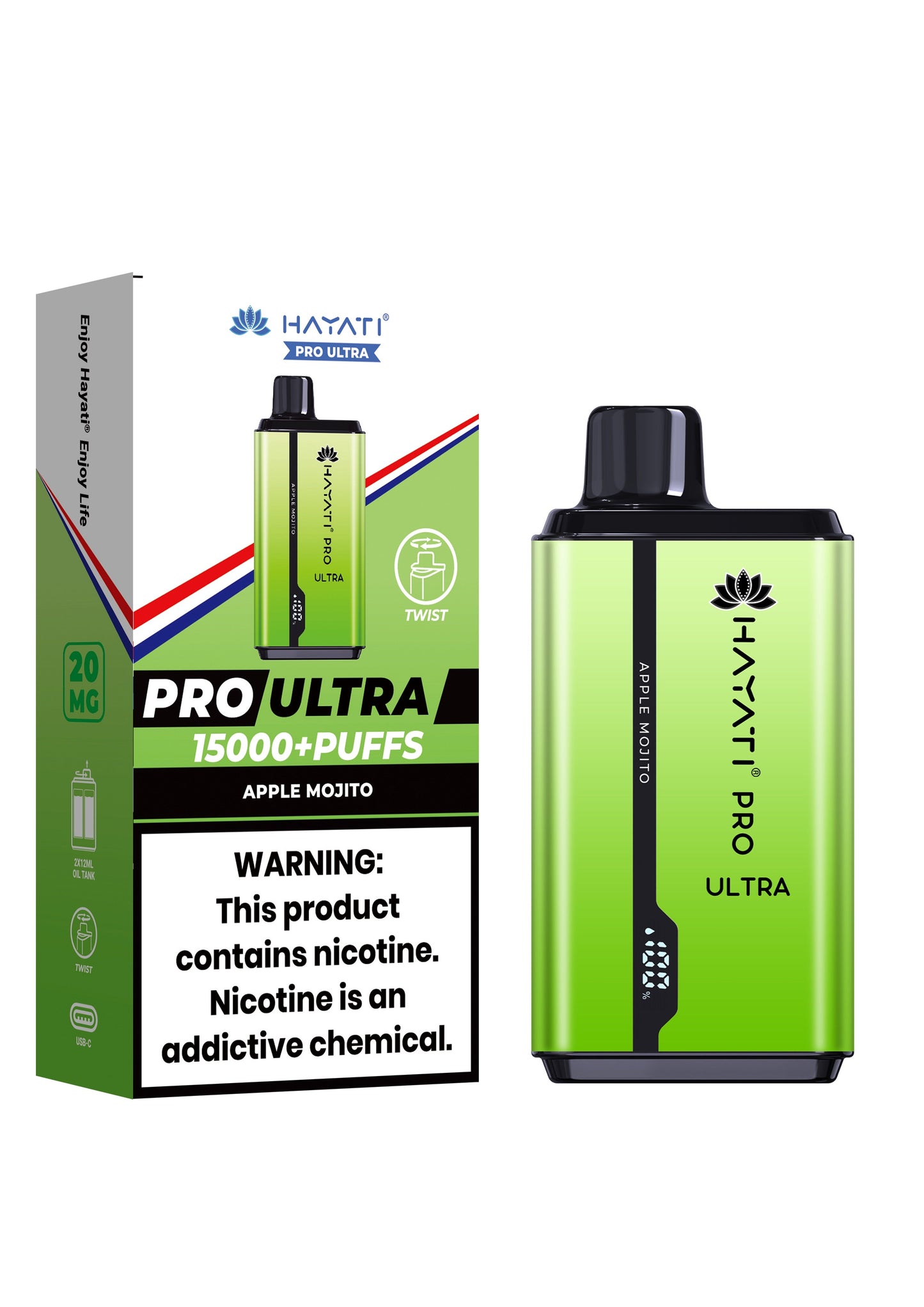 Hayati Pro Ultra 15000 Puffs Disposable Vape