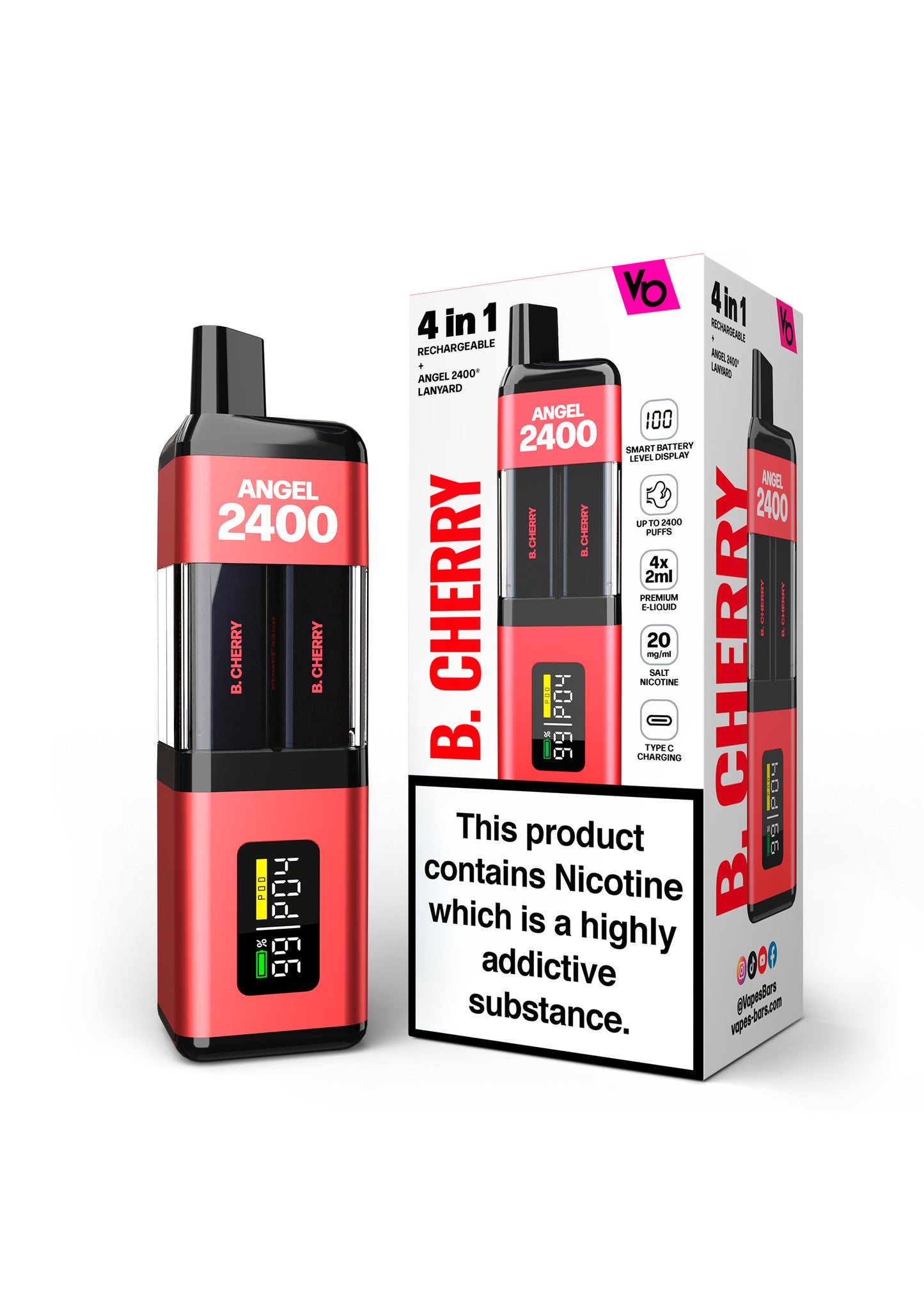 Angel Bar 2400 Puff Vape Kit