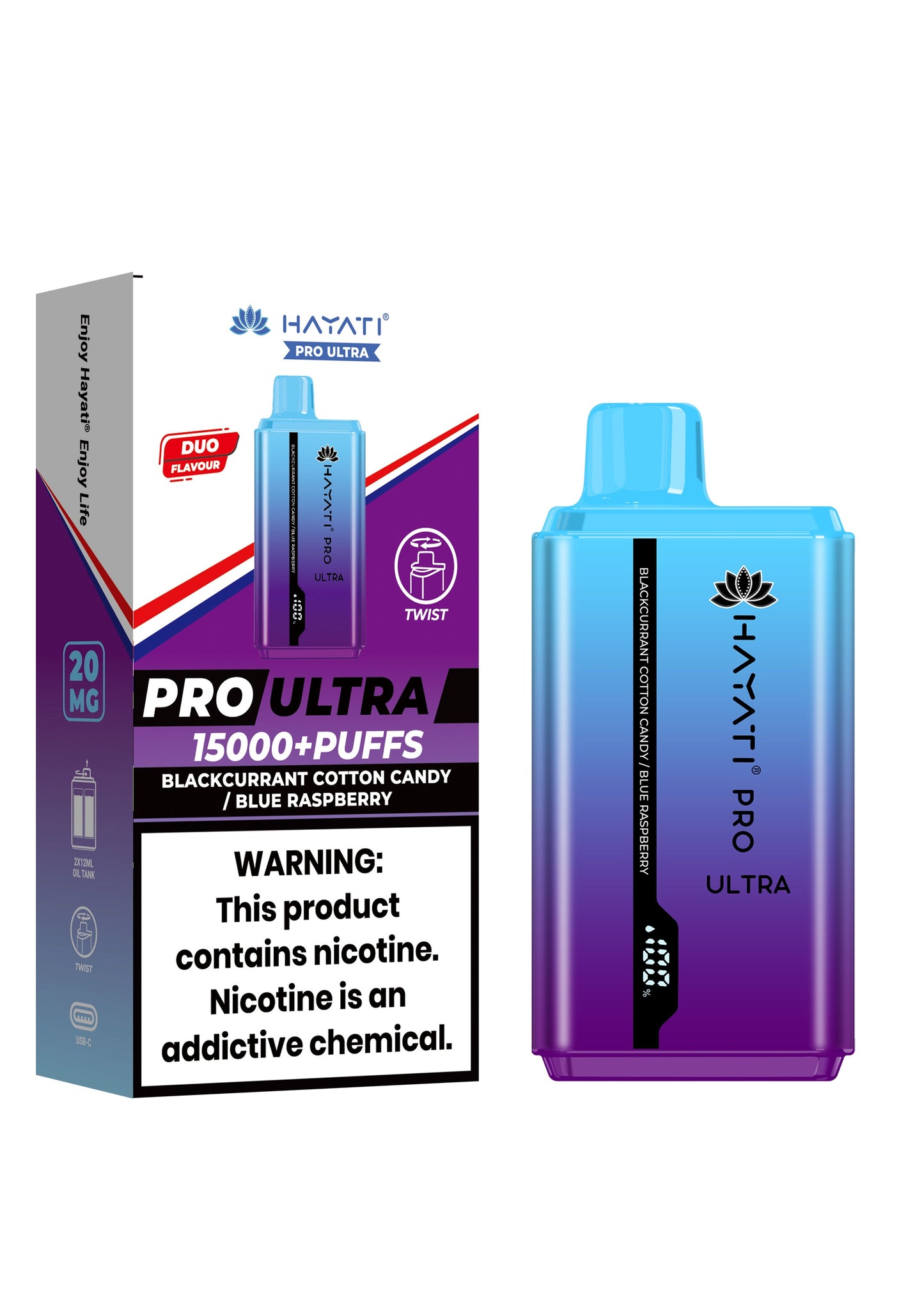 Hayati Pro Ultra 15000 Puffs Disposable Vape