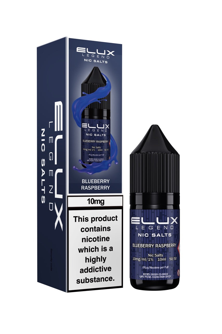Elux Legend Nic Salts E Liquid 10ml
