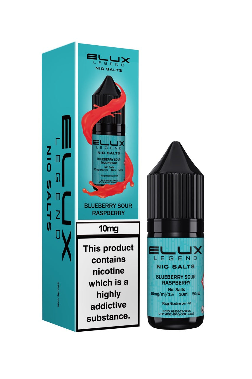 Elux Legend Nic Salts E Liquid 10ml