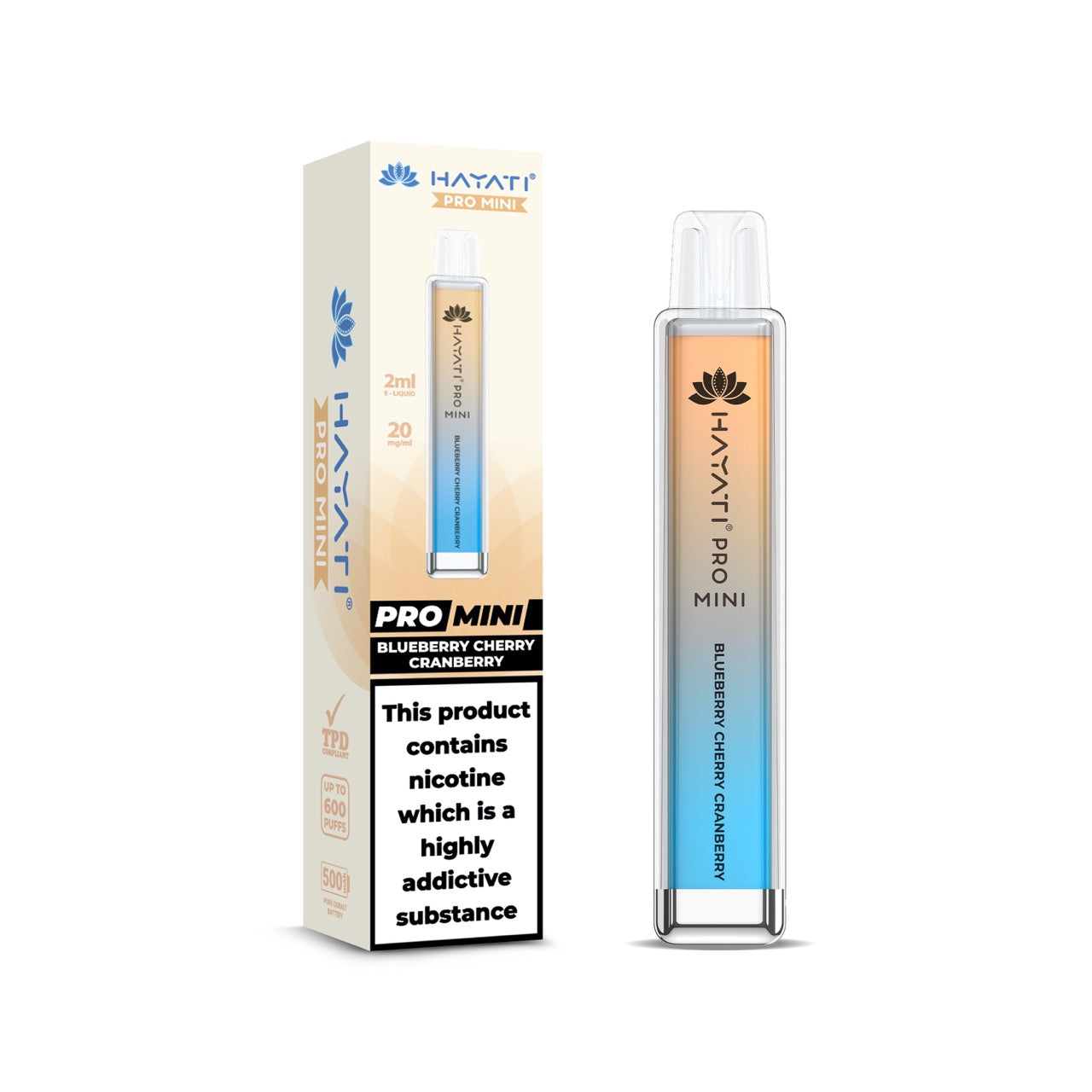 Hayati Pro Mini 600 Puffs Disposable Vape