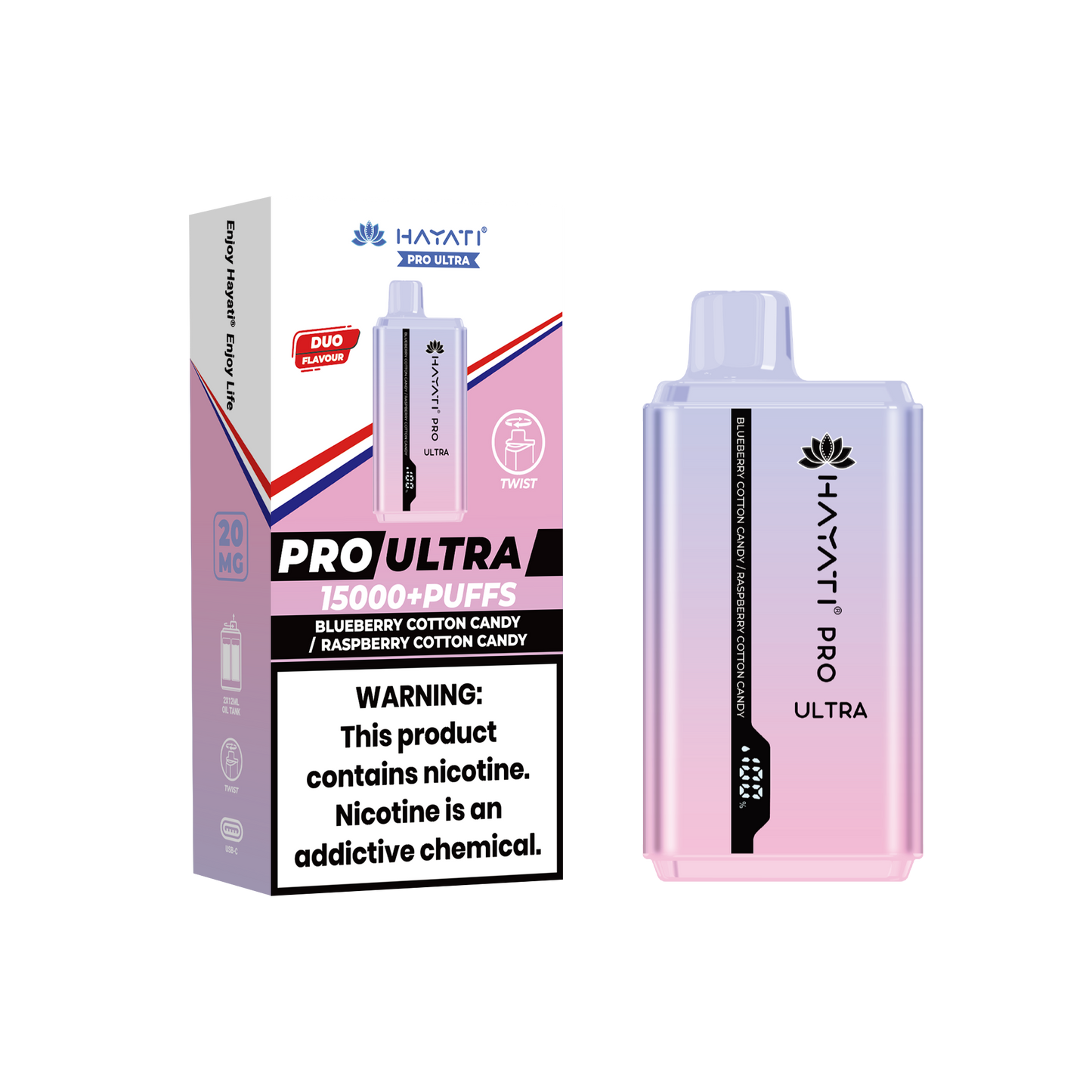 Hayati Pro Ultra 15000 Puffs Disposable Vape