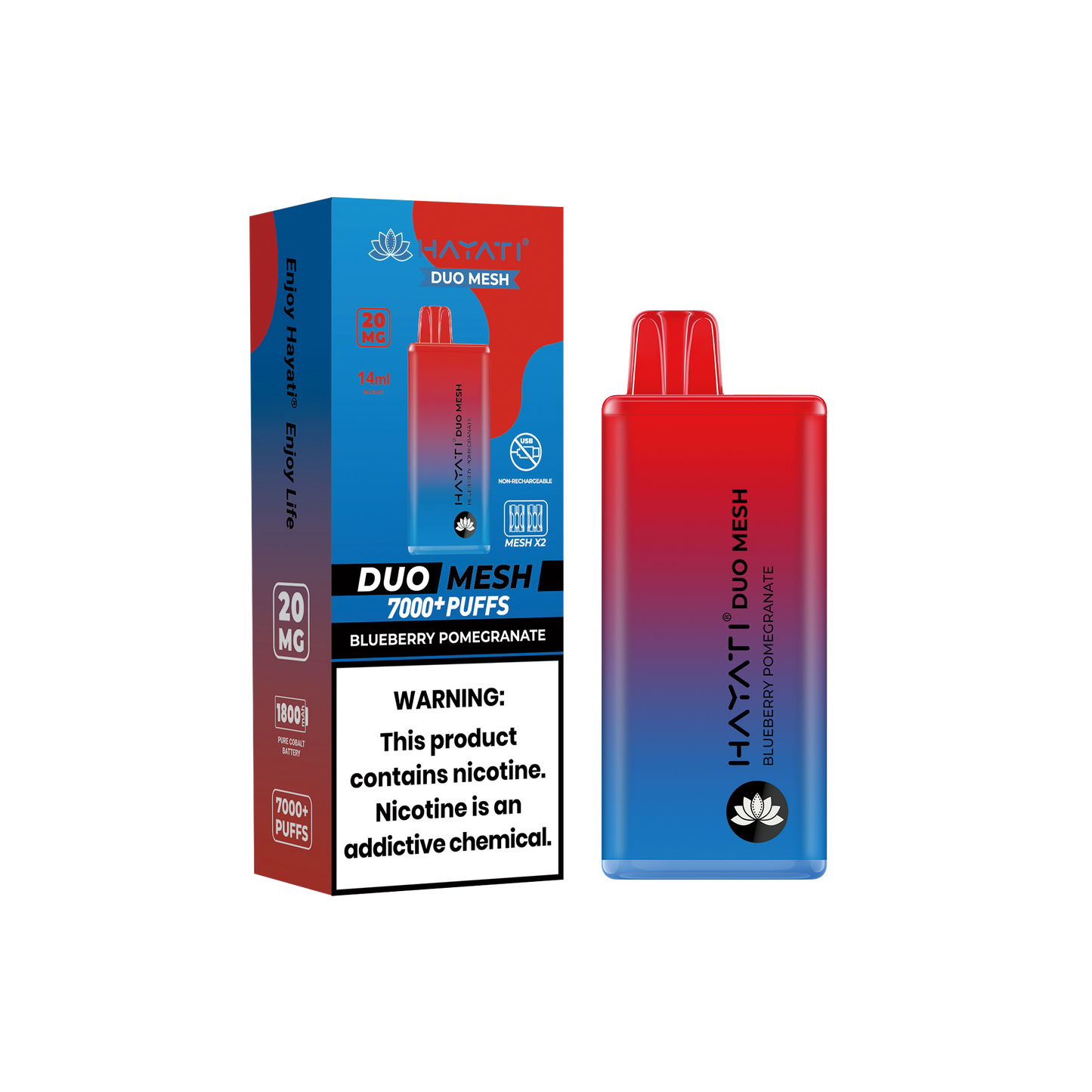 Hayati Duo Mesh 7000 Puffs Disposable Vape