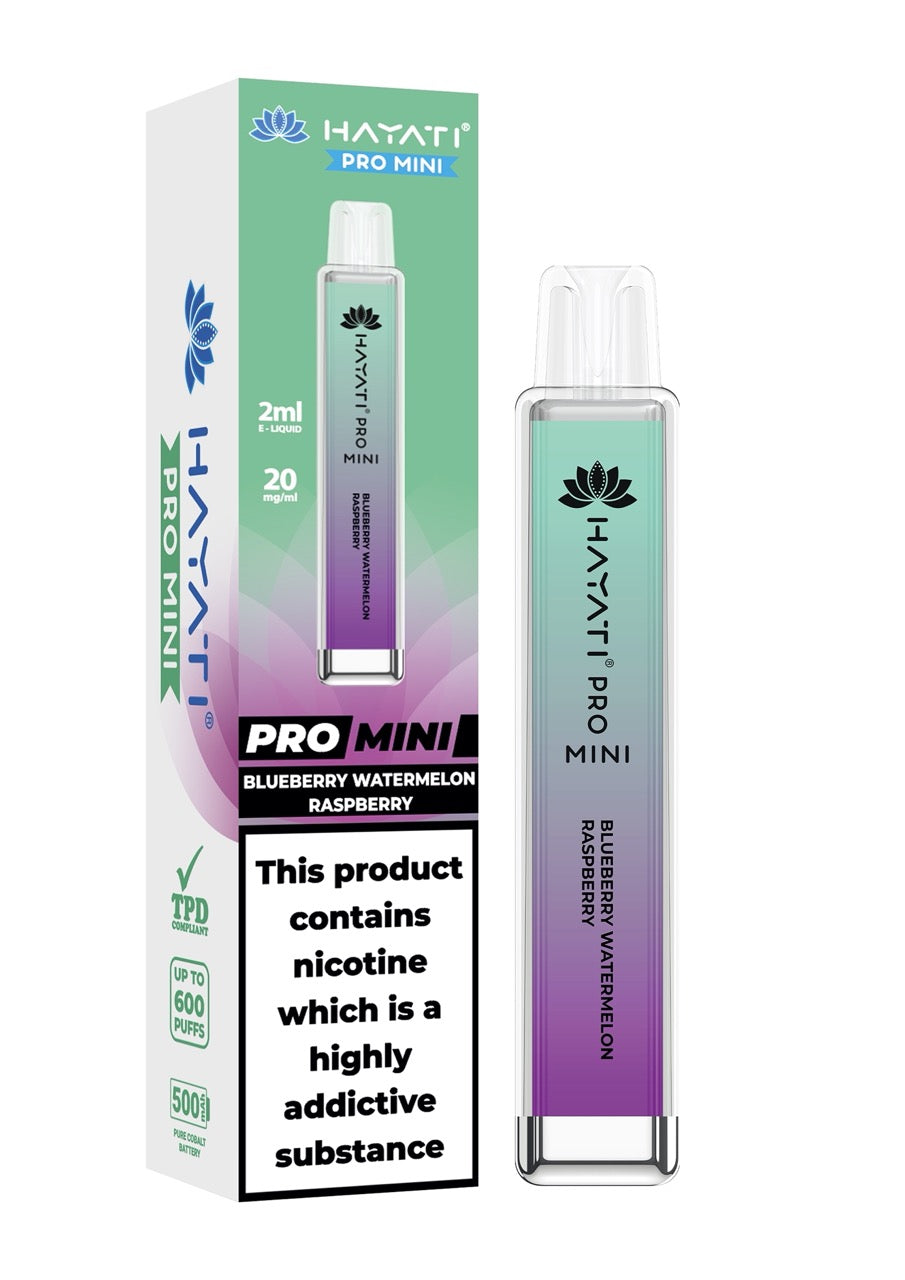 Hayati Pro Mini 600 Puffs Disposable Vape