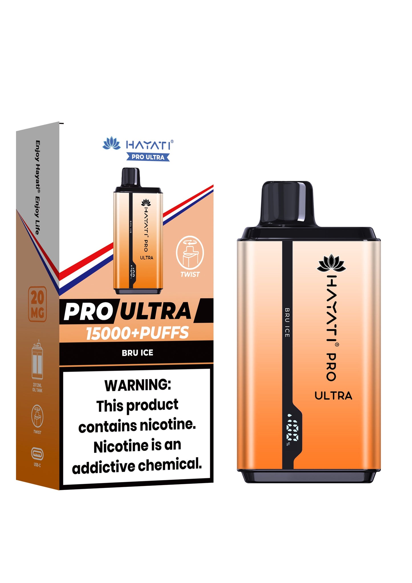Hayati Pro Ultra 15000 Puffs Disposable Vape
