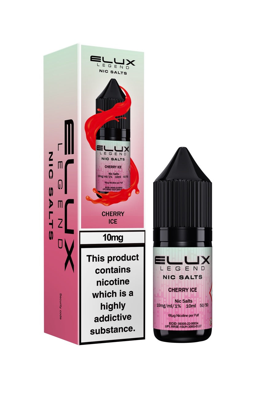 Elux Legend Nic Salts E Liquid 10ml