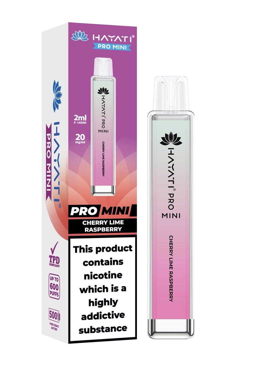 Hayati Pro Mini 600 Puffs Disposable Vape