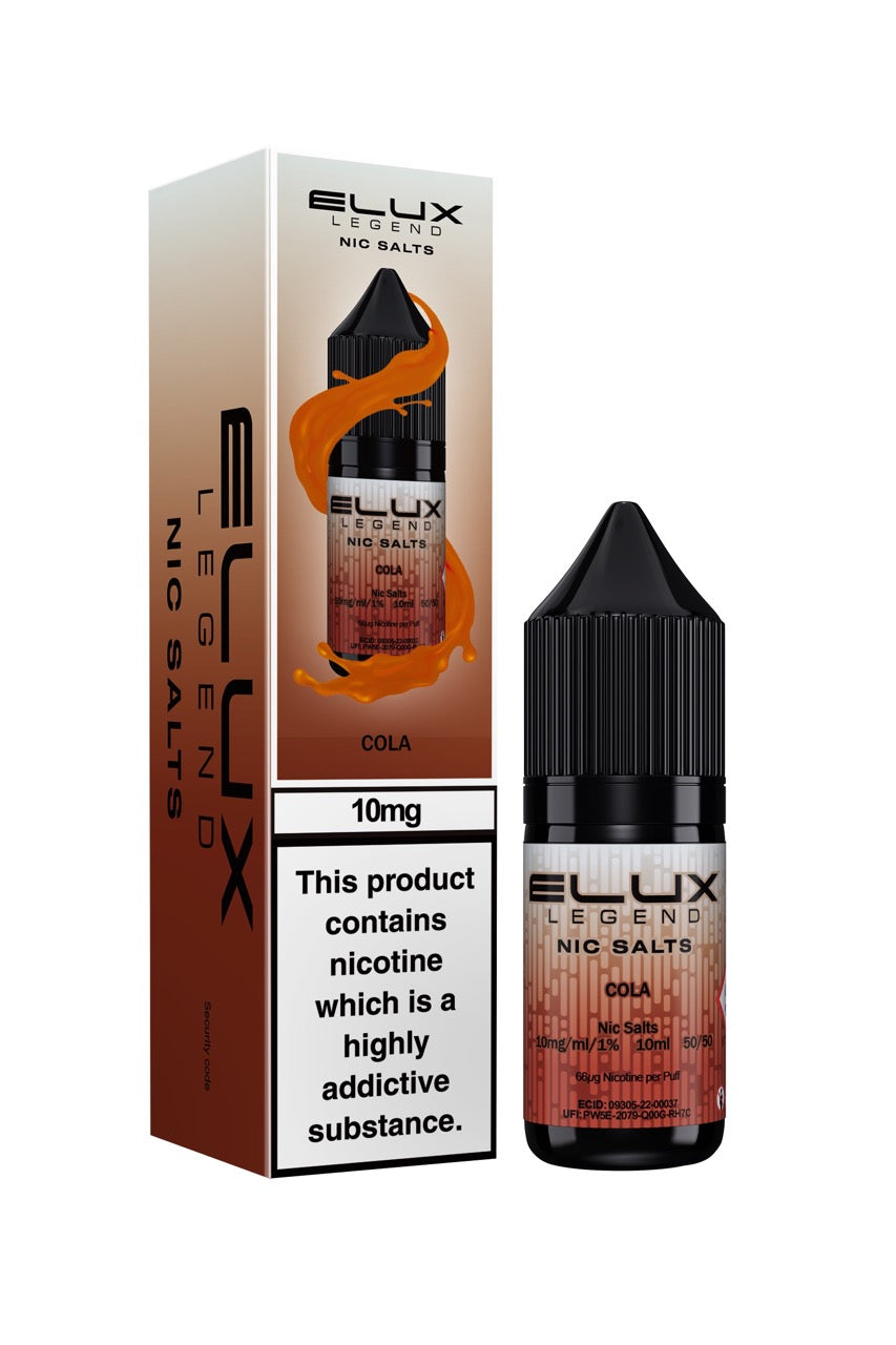 Elux Legend Nic Salts E Liquid 10ml