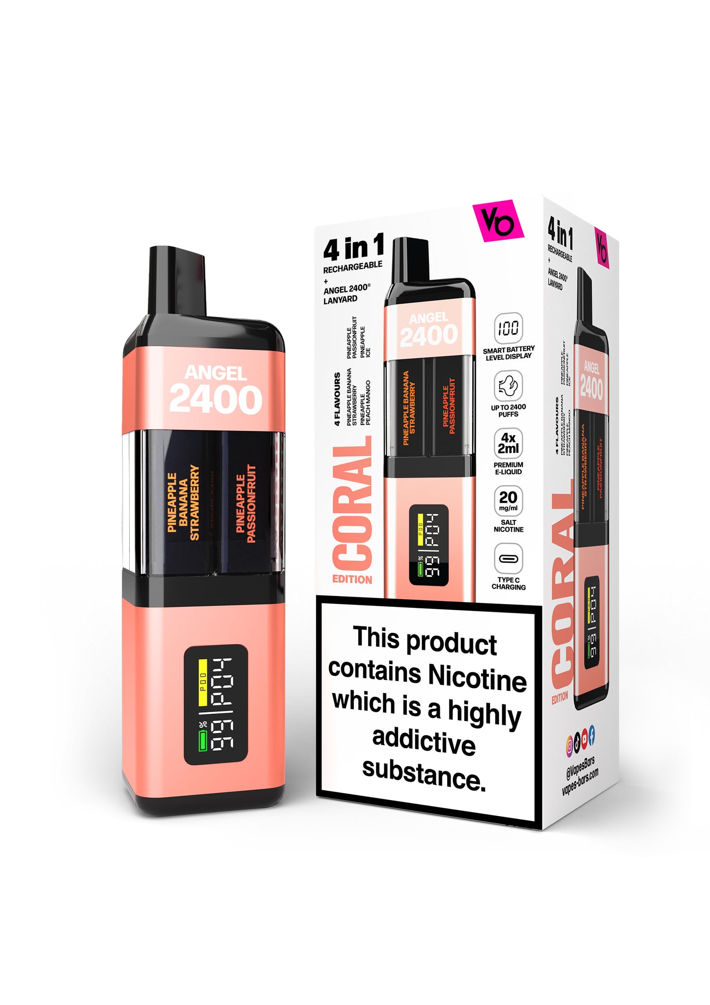 Angel Bar 2400 Puff Vape Kit