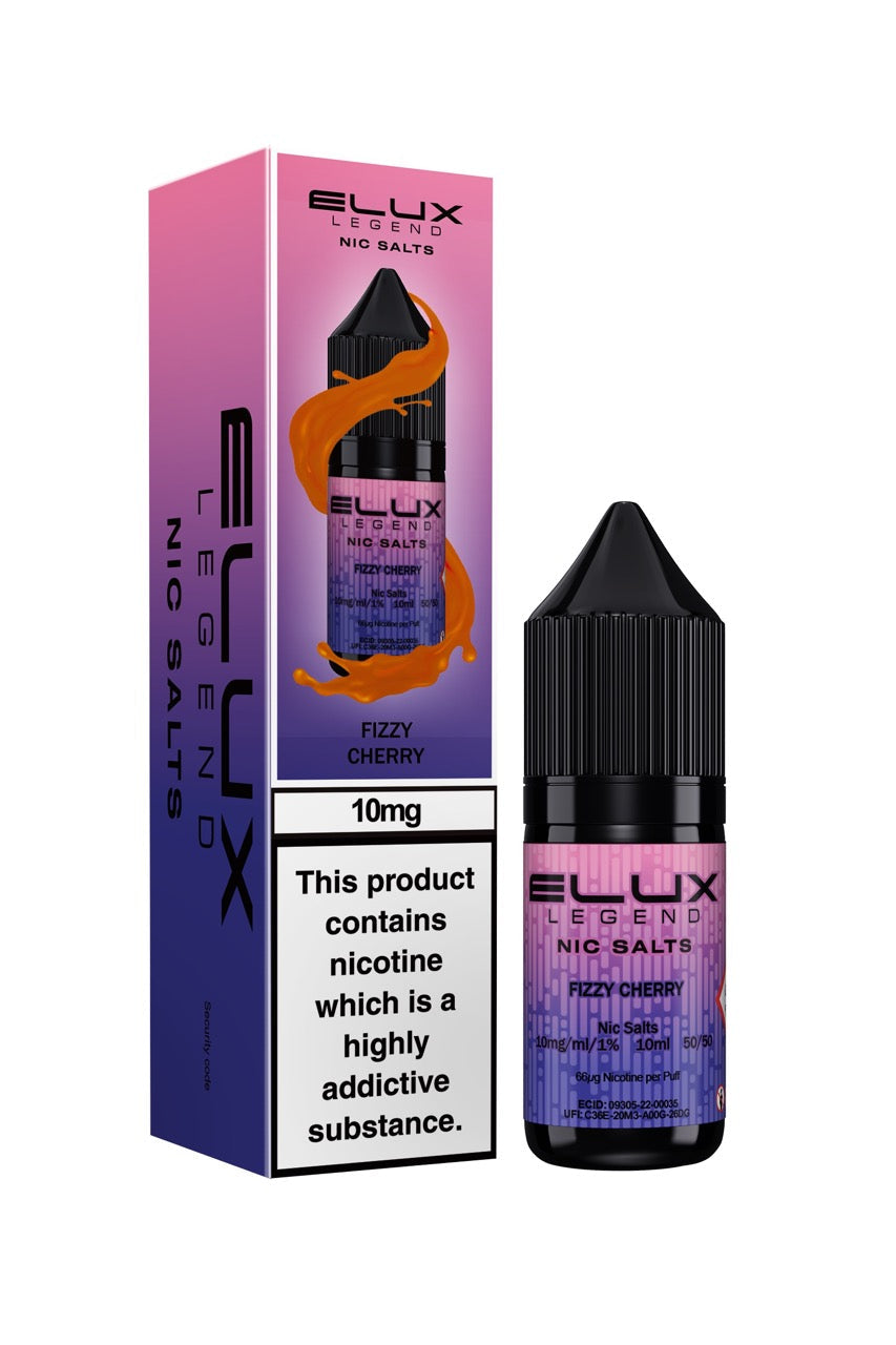 Elux Legend Nic Salts E Liquid 10ml