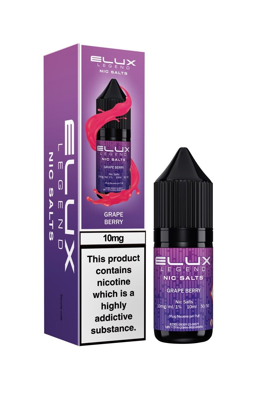 Elux Legend Nic Salts E Liquid 10ml