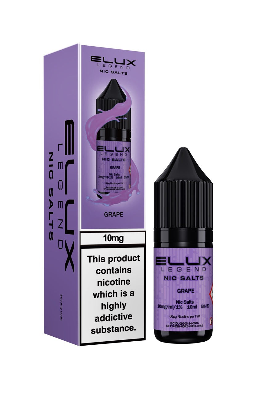 Elux Legend Nic Salts E Liquid 10ml