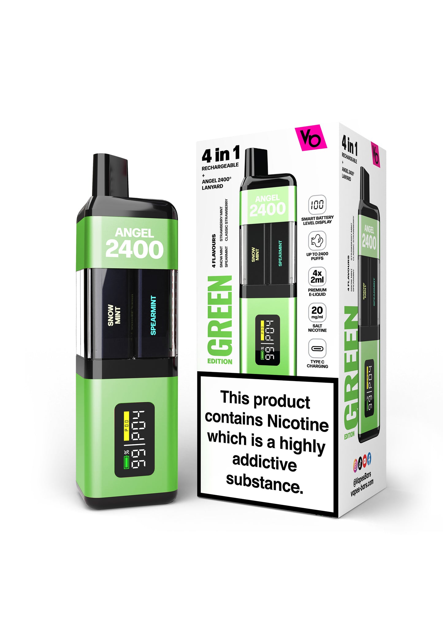 Angel Bar 2400 Puff Vape Kit