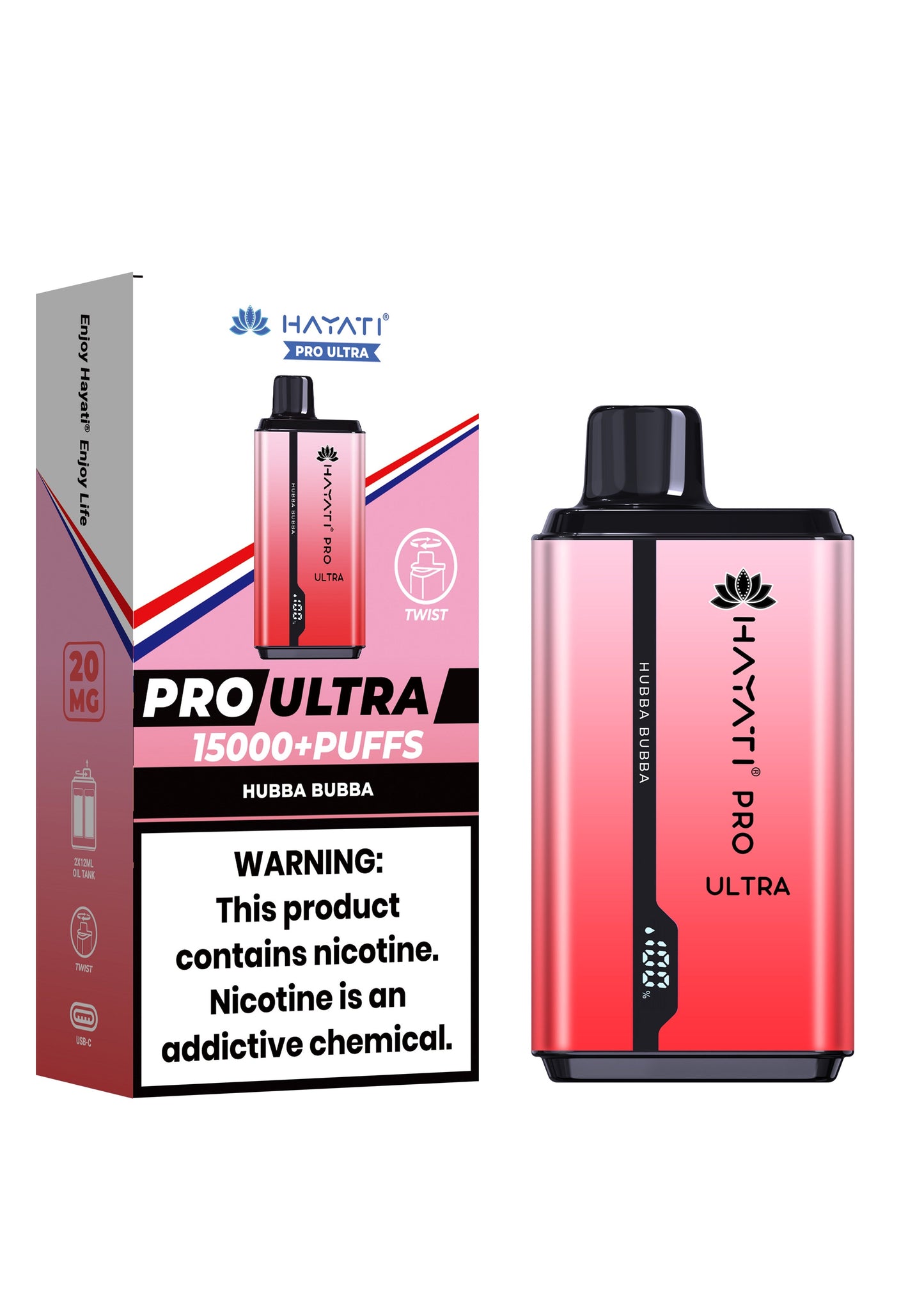 Hayati Pro Ultra 15000 Puffs Disposable Vape