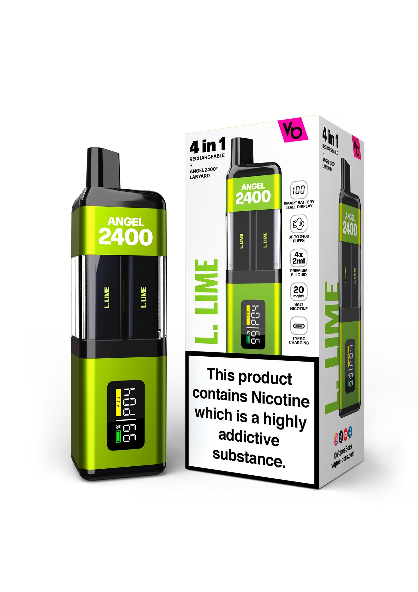 Angel Bar 2400 Puff Vape Kit
