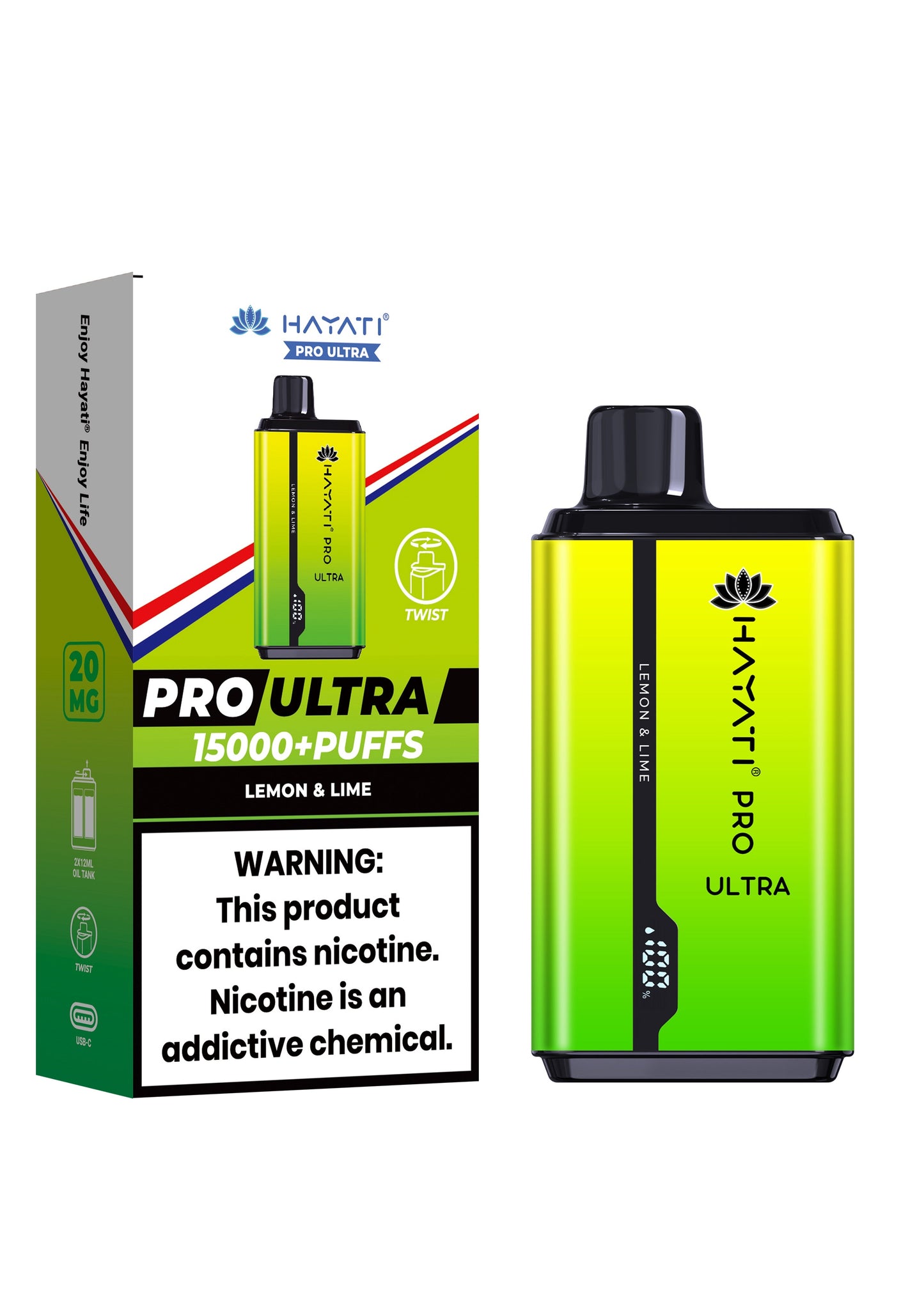 Hayati Pro Ultra 15000 Puffs Disposable Vape