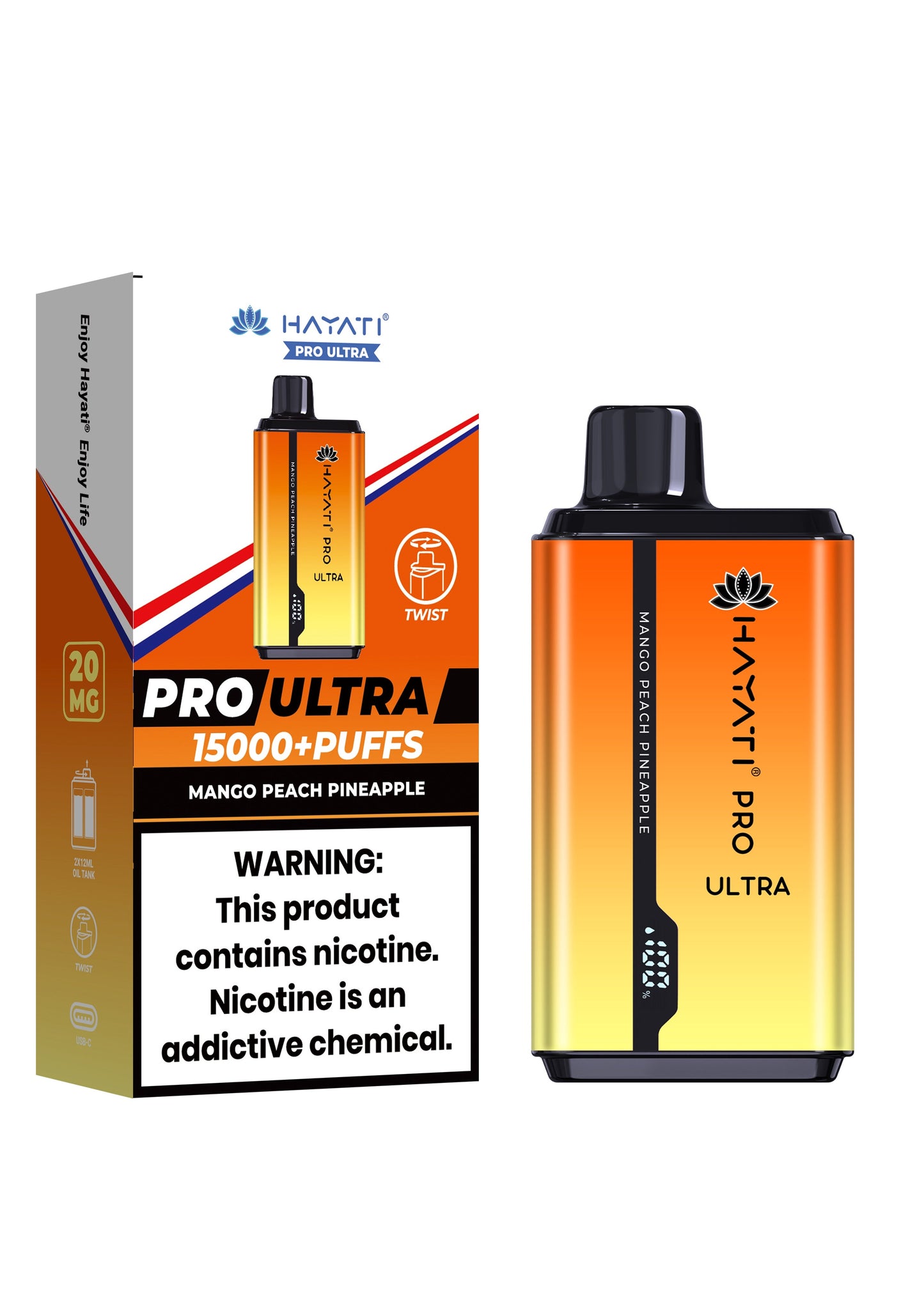 Hayati Pro Ultra 15000 Puffs Disposable Vape