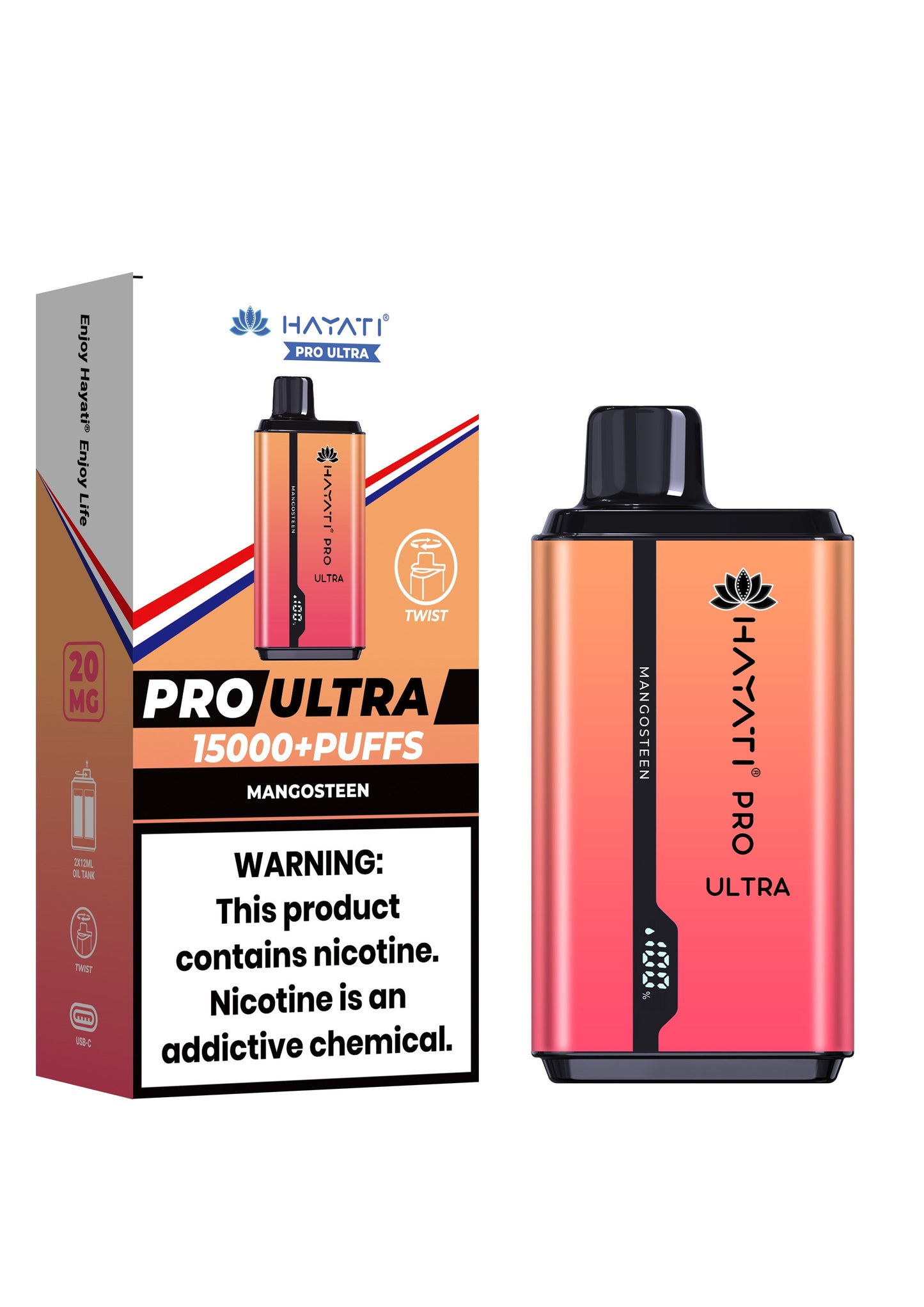 Hayati Pro Ultra 15000 Puffs Disposable Vape