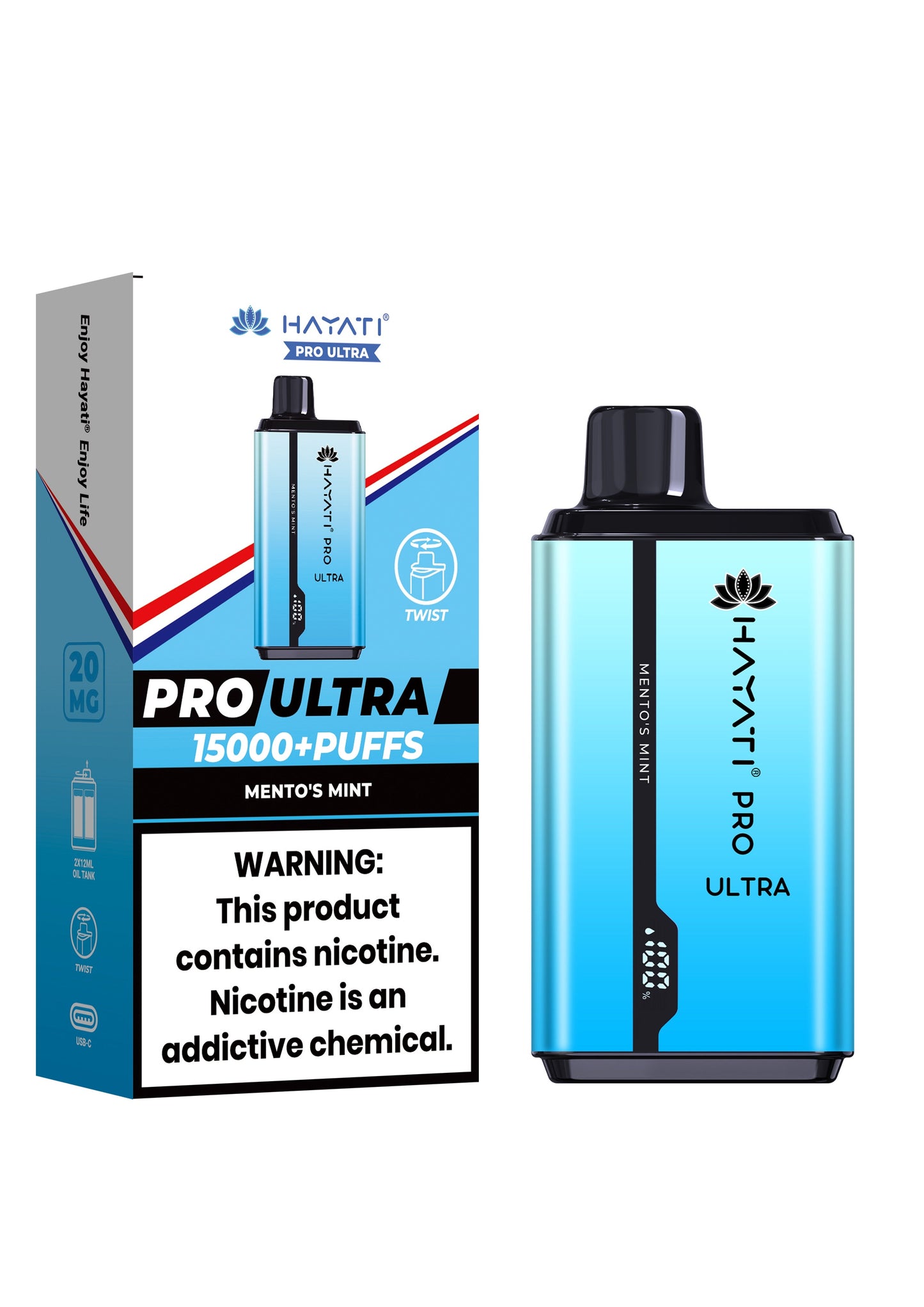 Hayati Pro Ultra 15000 Puffs Disposable Vape