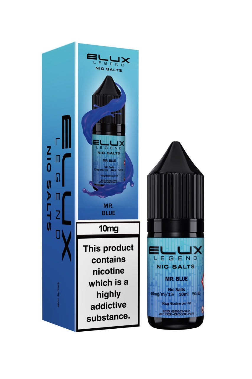 Elux Legend Nic Salts E Liquid 10ml