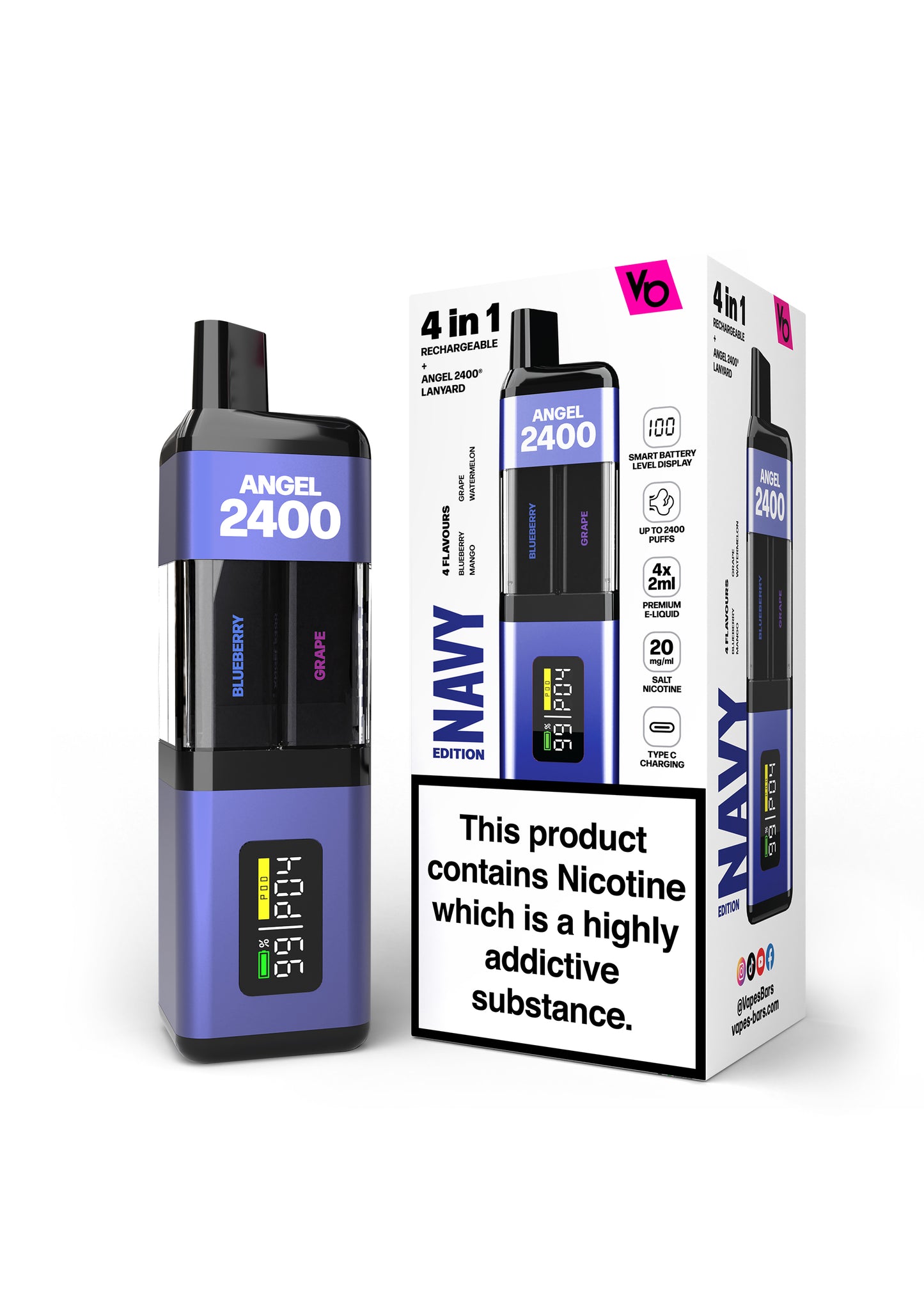 Angel Bar 2400 Puff Vape Kit