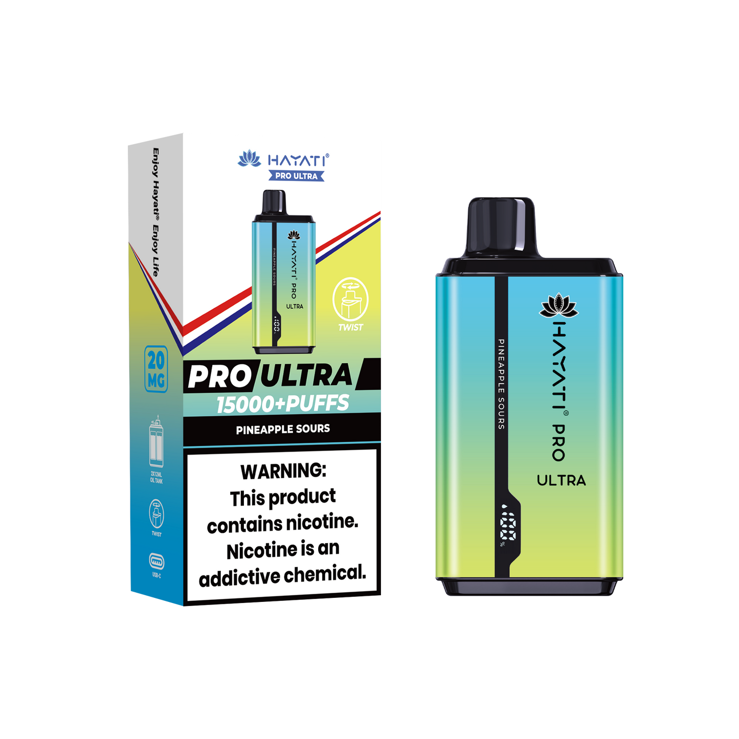 Hayati Pro Ultra 15000 Puffs Disposable Vape