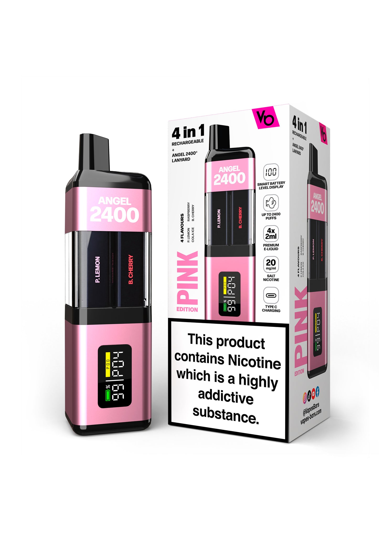 Angel Bar 2400 Puff Vape Kit