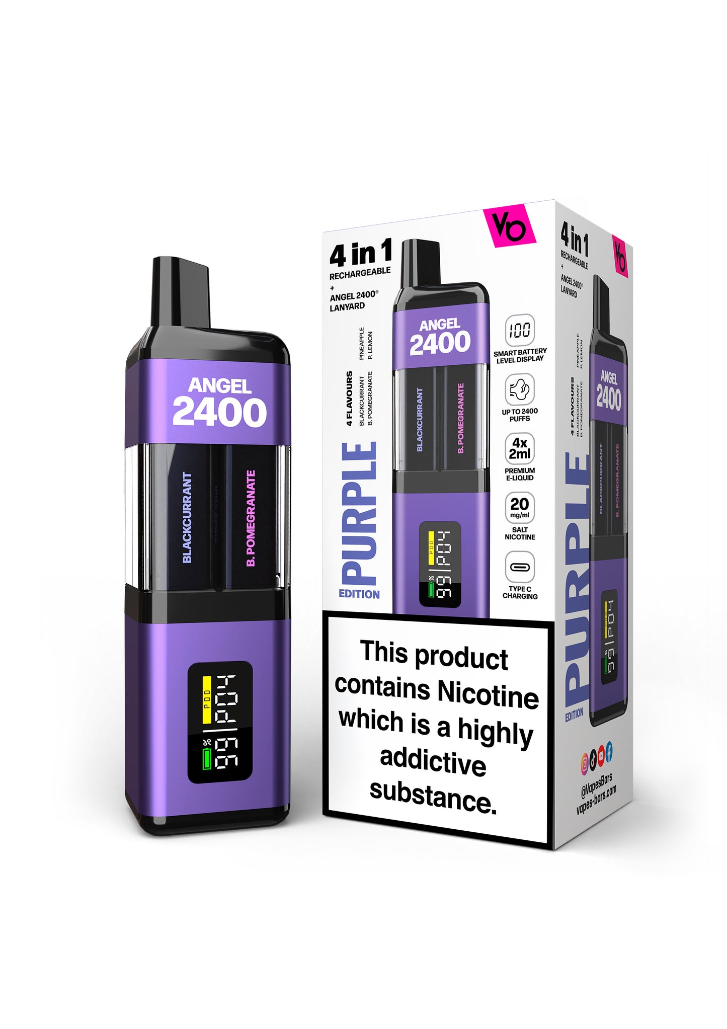 Angel Bar 2400 Puff Vape Kit