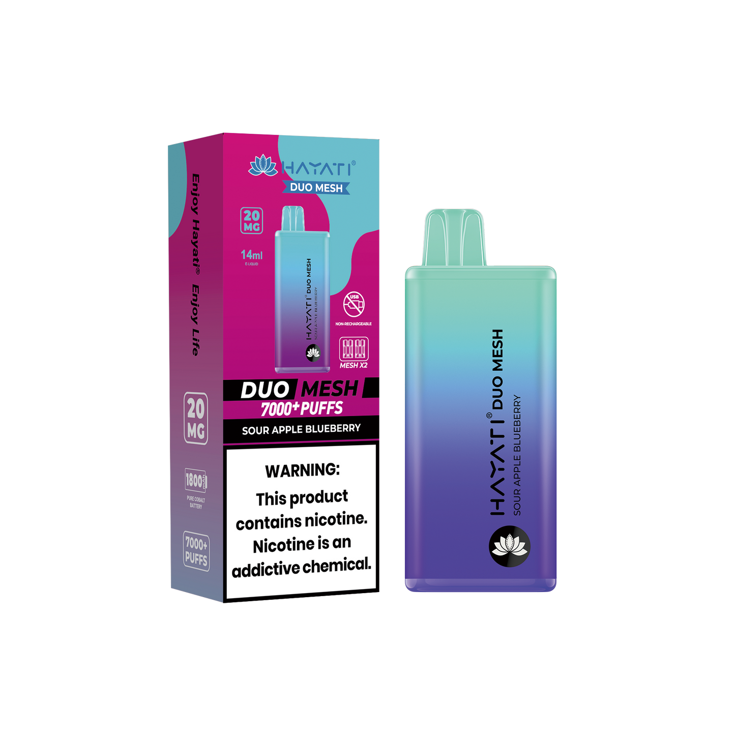 Hayati Duo Mesh 7000 Puffs Disposable Vape