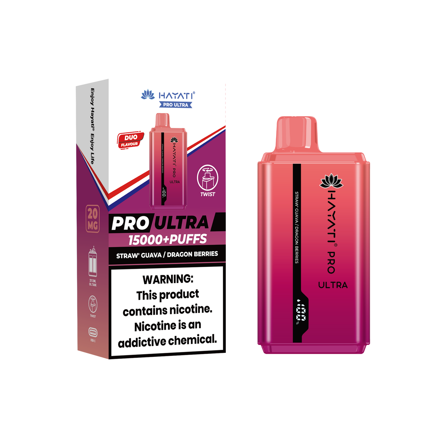 Hayati Pro Ultra 15000 Puffs Disposable Vape