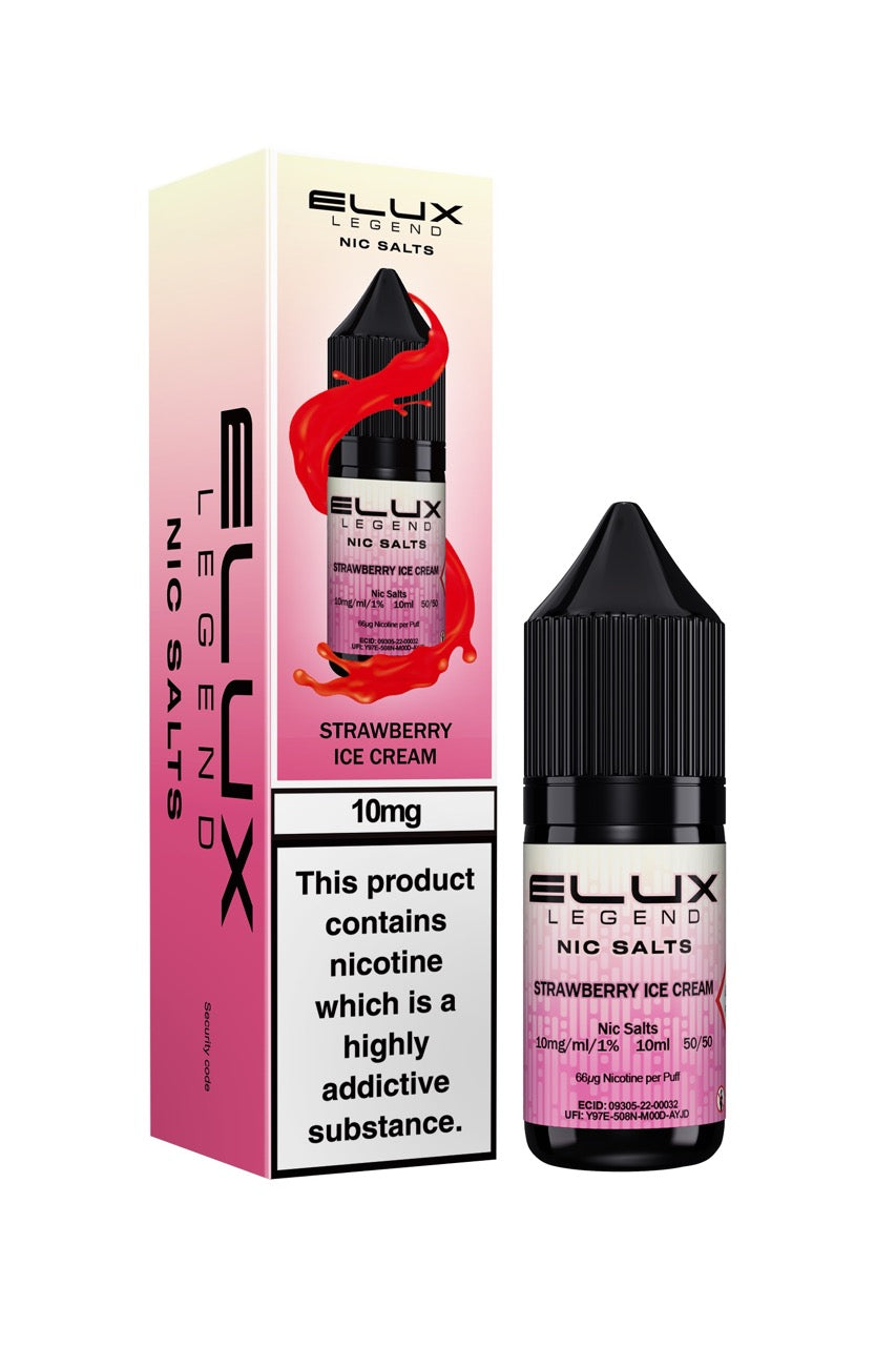 Elux Legend Nic Salts E Liquid 10ml
