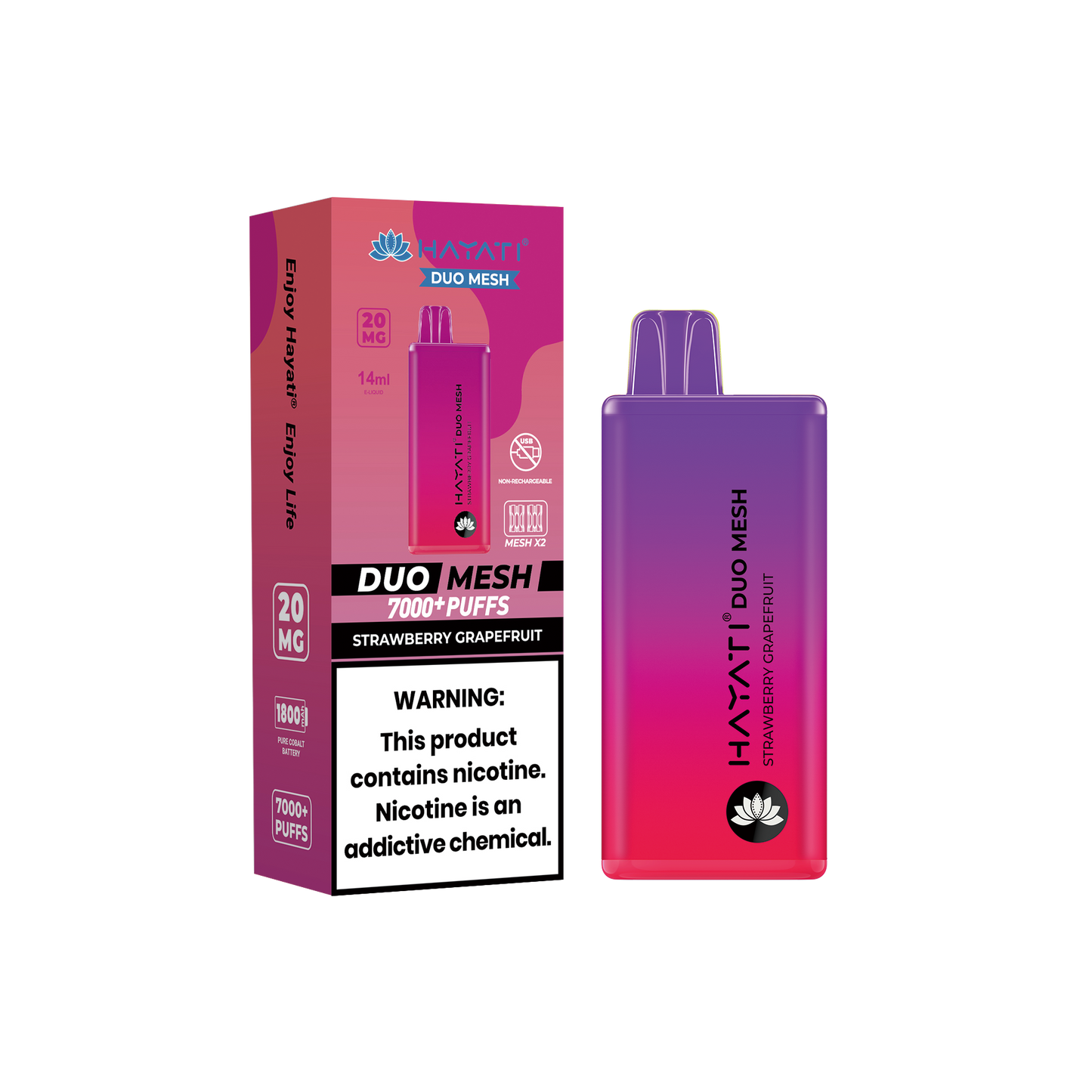 Hayati Duo Mesh 7000 Puffs Disposable Vape
