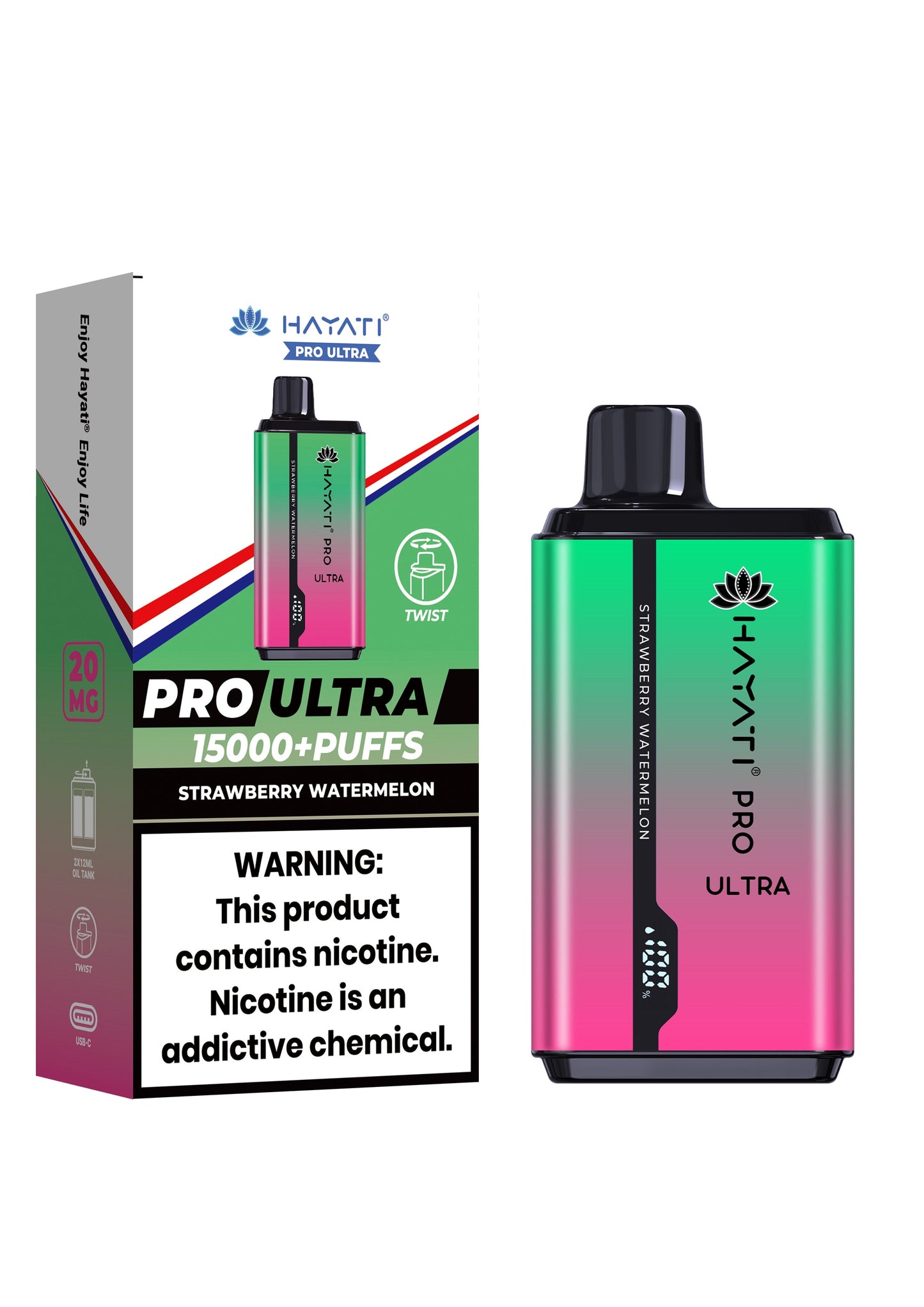 Hayati Pro Ultra 15000 Puffs Disposable Vape