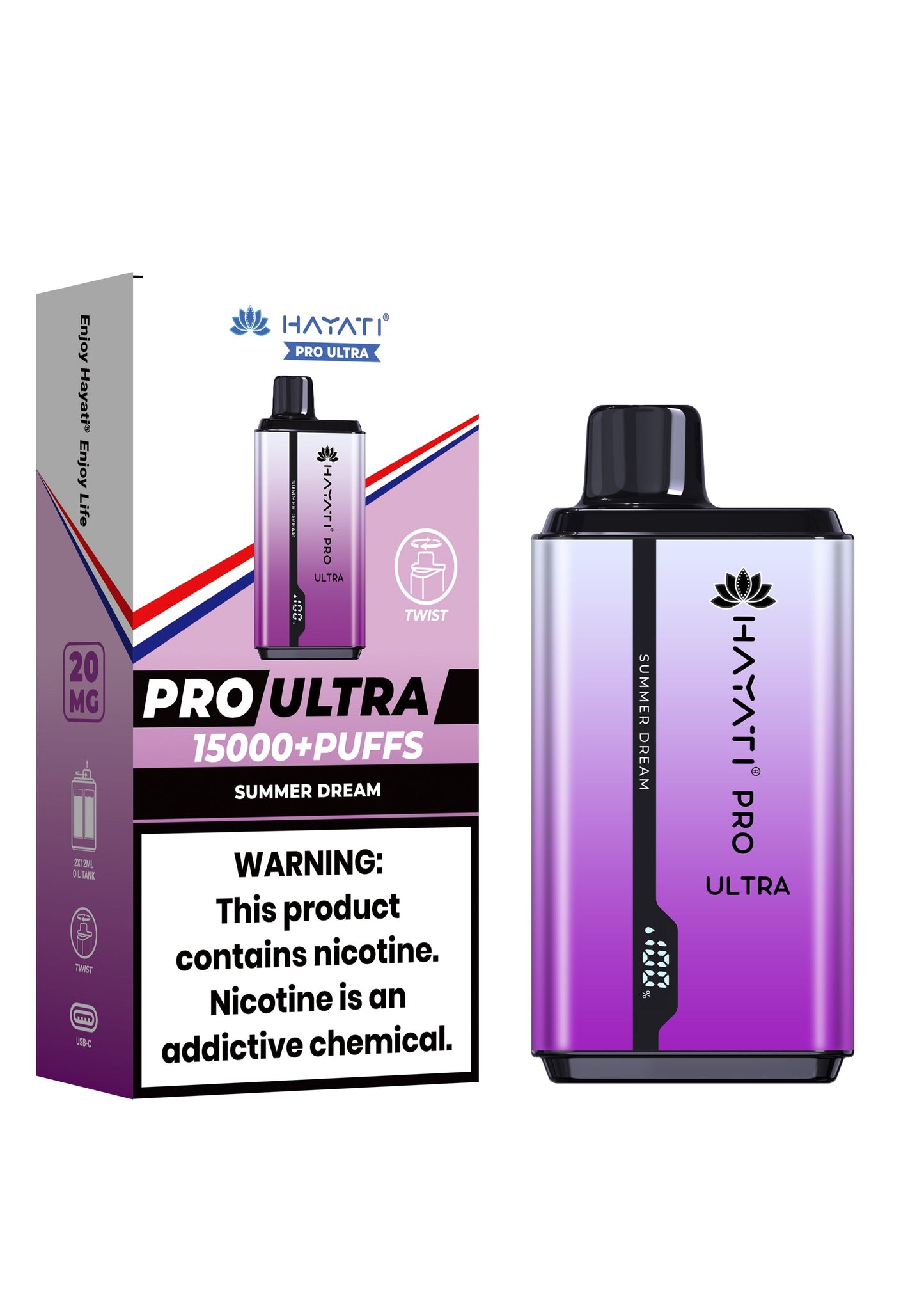 Hayati Pro Ultra 15000 Puffs Disposable Vape