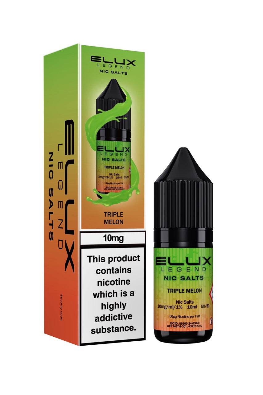 Elux Legend Nic Salts E Liquid 10ml