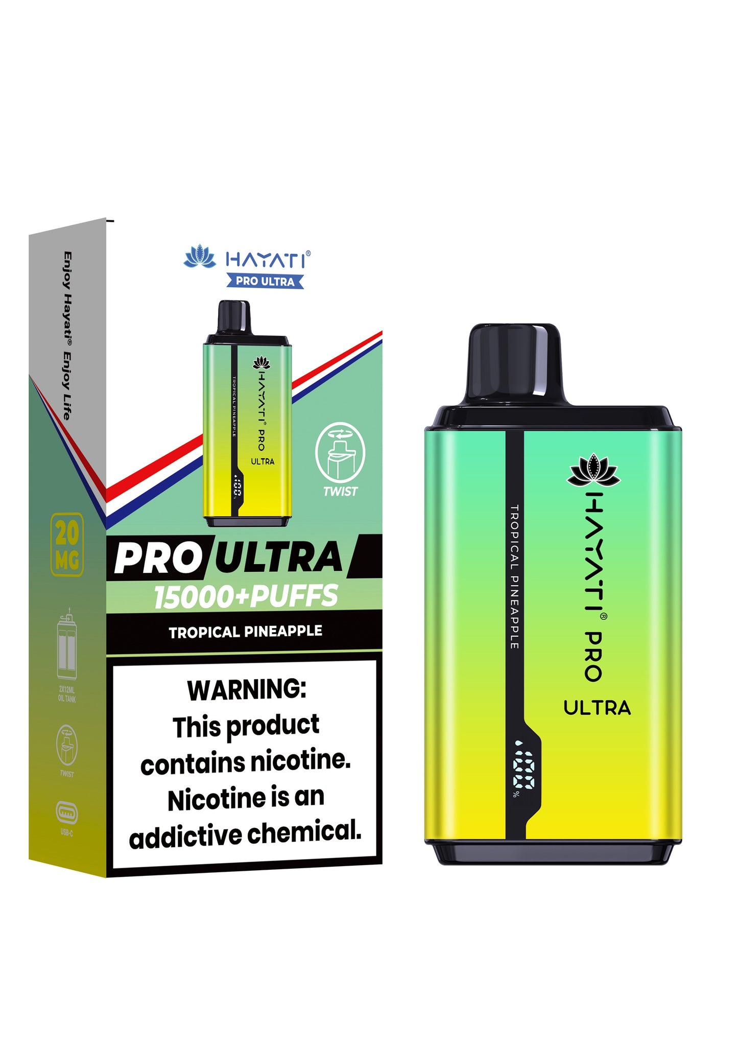 Hayati Pro Ultra 15000 Puffs Disposable Vape