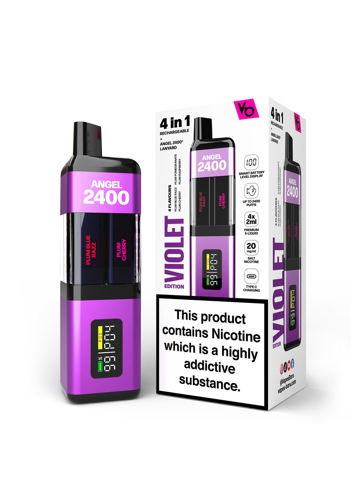 Angel Bar 2400 Puff Vape Kit