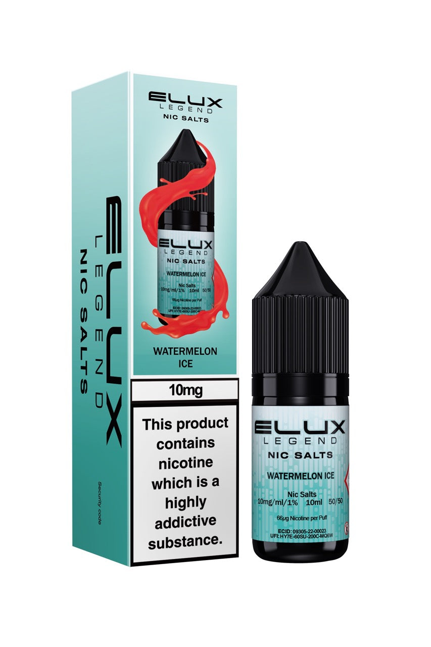 Elux Legend Nic Salts E Liquid 10ml